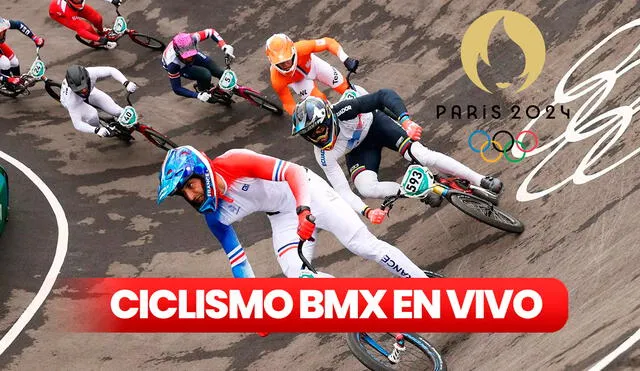 El Ciclismo BMX inició este jueves 1 de agosto por los Juegos Olímpicos de París 2024. Foto: composición LR