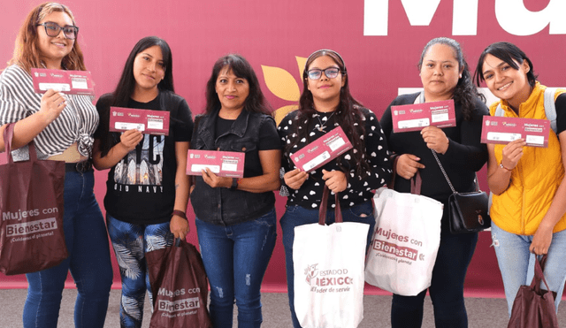 Mujeres con Bienestar otorga a las mujeres mexicanas un apoyo bimensual de 2,500 pesos. Foto: Edomex