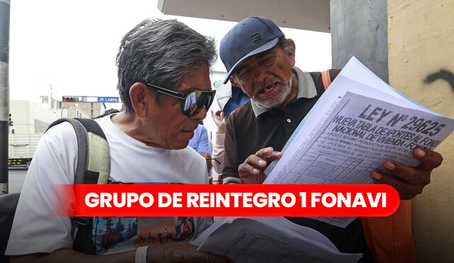 Mira si eres uno de los beneficiarios del grupo de Reintegro 1. Foto: composición LR/Andina