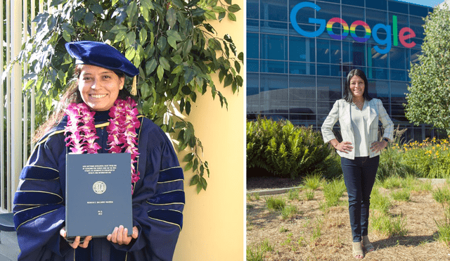 Rosalva Gallardo trabaja en Google hace 7 años. Foto: composición LR/PUCP/ Technolochicas