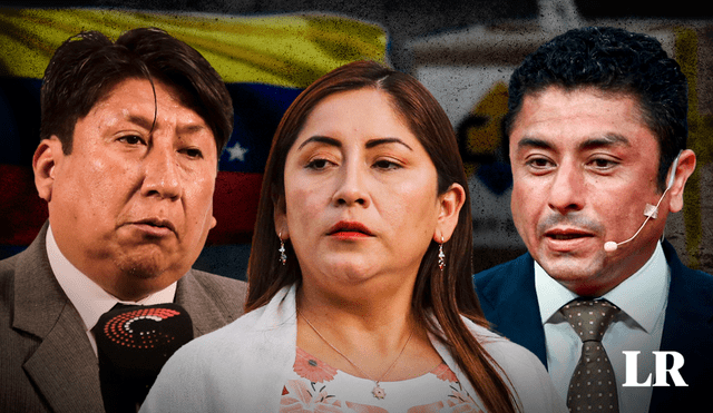 Mientras el  Congreso exige a Venezuela acreditar la validez de los resultados electorales ante denuncias de fraude, parlamentarios como Portalatino y Bermejo respaldan los resultados de las elecciones. | Composición: Jamín Ceras / La República.