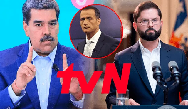 El medio televisivo chileno TVN fue detenido en Venezuela, por lo que el presidente Gabriel Boric está al tanto de su deportación a su país. Foto: composición LR/ Presidencia Chile/ TVN/