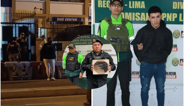 En el interior del vehículo se halló dos armas de fuego que habrían sido utilizadas para llevar a cabo para acabar con la vida del presunto proxeneta. Foto: composición LR