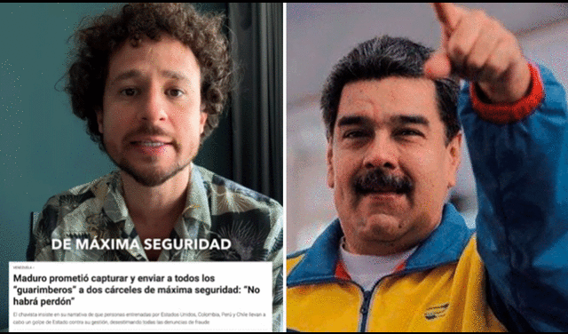 Luisito Comunica mostró su repudio a las declaraciones del presidente venezolano. Foto: composición LR/TikTok