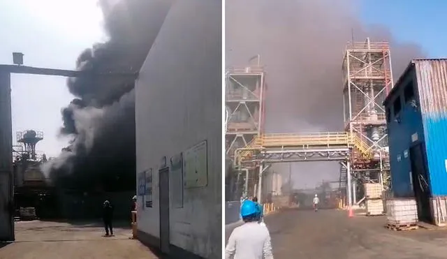 Gran incendio logró ser controlado por los bomberos. Foto: composición LR/difusión