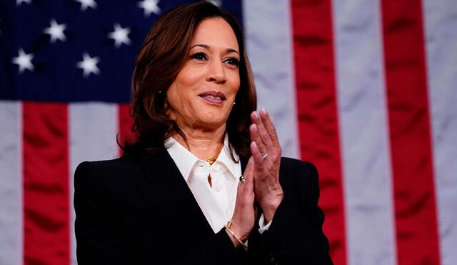 Kamala Harris obtiene los votos suficientes para ser la candidata demócrata en las elecciones de Estados Unidos. Foto: EFE