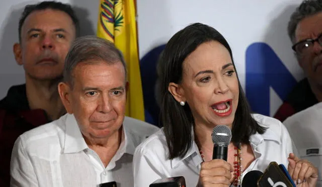 La oposición ha presentado evidencia que señala a Edmundo González Urrutia como el ganador de los comicios, respaldada por países como Argentina, Uruguay, Ecuador, Costa Rica, Perú y Panamá.  Foto: AFP