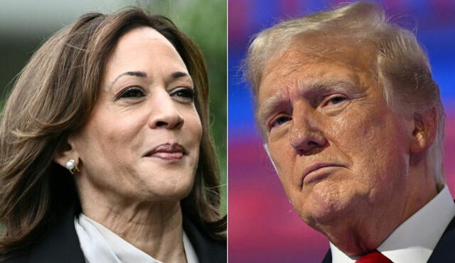 Trump acepta debatir con Kamala Harris el 4 de septiembre en Fox News, tras la confirmación de la vicepresidenta como candidata demócrata en las elecciones presidenciales de noviembre. Foto: AFP