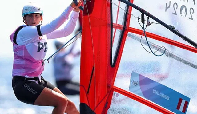 María Belén Bazo obtuvo el cuarto lugar en Vela Windsurf. Foto: difusión