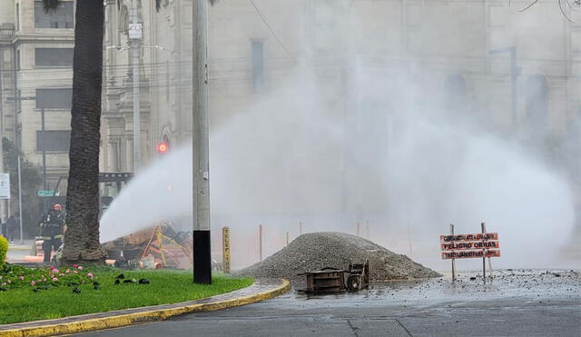 Cálidda refirió que había señalización sobre la existencia de tubos de gas. Foto: Rosario Rojas/La República