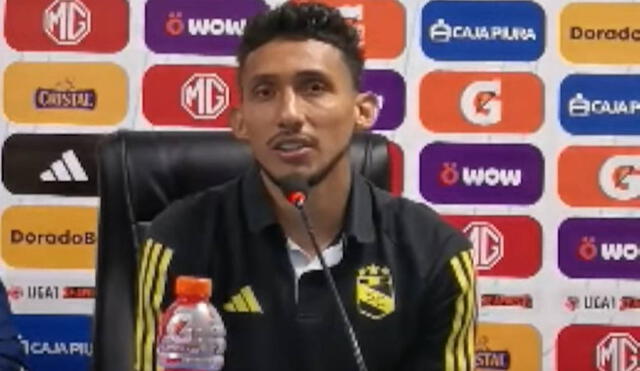 Christopher Gonzales es el tercer refuerzo de Sporting Cristal en el Clausura. Foto: captura de Cristal TV