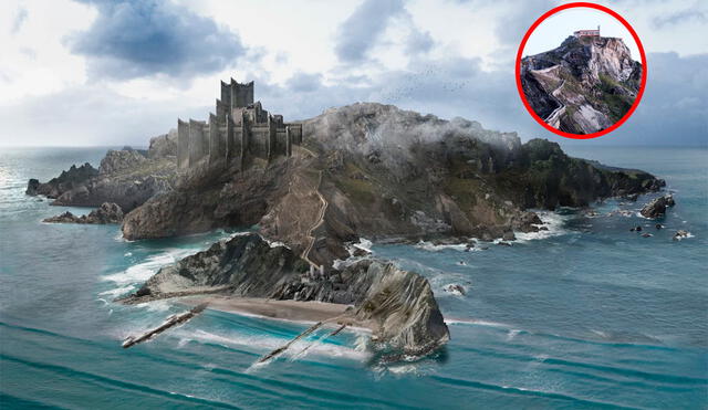 En 'House of The Dragon' y 'Game of Thrones', Dragonstone se refiere tanto al castillo como a la isla que vemos en las series. Foto: composición LR/Wiki of Westeros