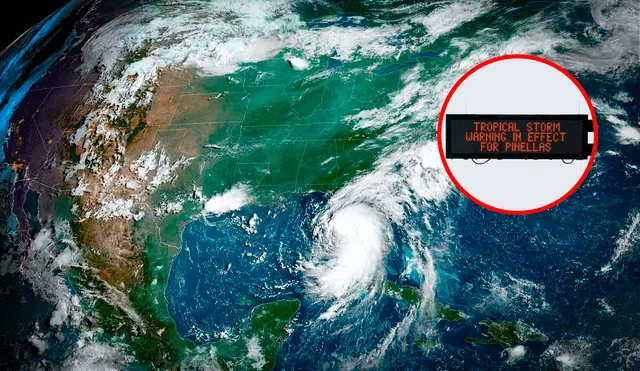 La tormenta Debby en Estados Unidos se fortalece rápidamente y amenaza con convertirse en huracán antes de tocar tierra en Florida. Foto: composición LR