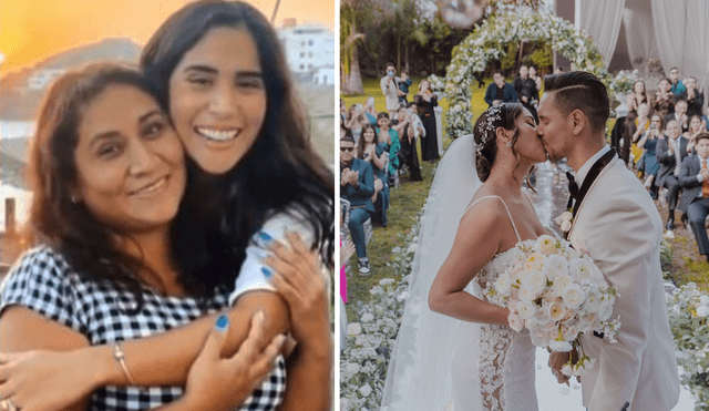 Melissa Paredes y Anthony Aranda sellaron su amor en el altar. Foto: composición LR/Instagram/Melissa Paredes