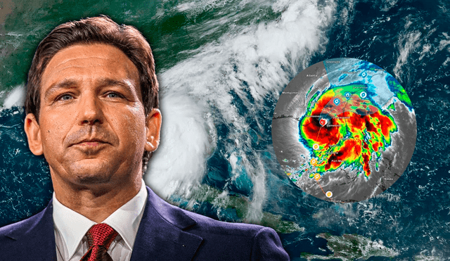 Tras el Huracán Debby, el gobernador Ron de Santis declaró estado de emergencia en algunos lugares en Florida. Composición: LR