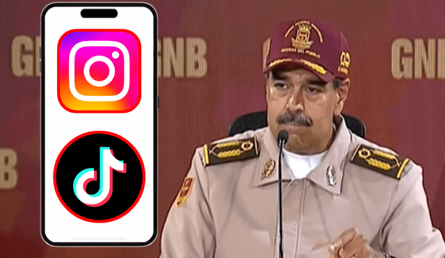 Nicolás Maduro anunció en una conferencia que TikTok e Instagram debería ser reguladas por el estado. Foto: composición LR/ TikTok/ Instagram/ Veectezy/ X