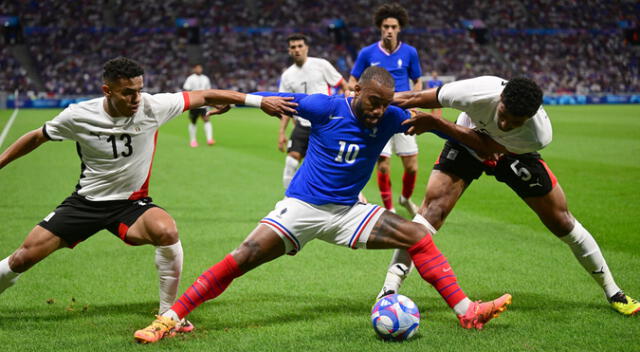 Francia y Egipto jugaron en el Gruopama Stadium. Foto: AFP.