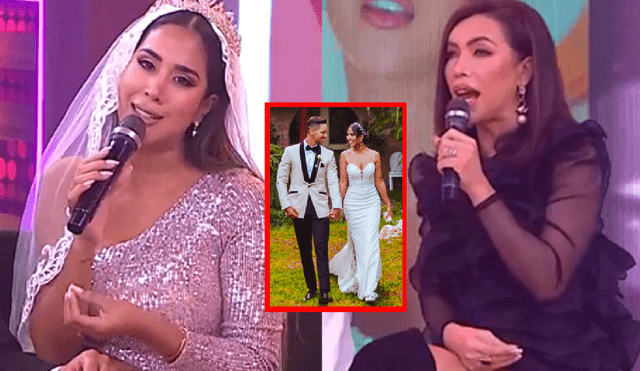 Melissa Paredes se casó con Anthony Aranda el último 3 de agosto. Foto: composición LR/América TV/Instagram/Melissa Paredes - Video: América TV