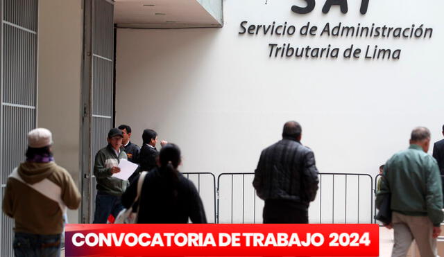 Tienes hasta la próxima semana para postular a la convocatoria de SAT.  Foto: Andina