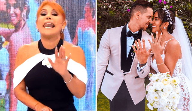 Melissa Paredes y Anthony Aranda hicieron una íntima boda en Pachacamac. Foto: composición LR/ATV/Instagram/Melissa Paredes - Video: ATV