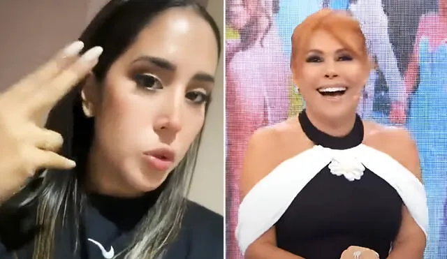 Magaly Medina también se burló del show de baile que Melissa Paredes y Anthony Aranda presentaron en su boda. Foto: composición LR/Melissa Paredes/ATV