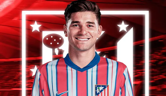 Julián Álvarez llega al Atlético Madrid tras ganar la Premier League con Manchester City. Foto: Fabrizio Romano