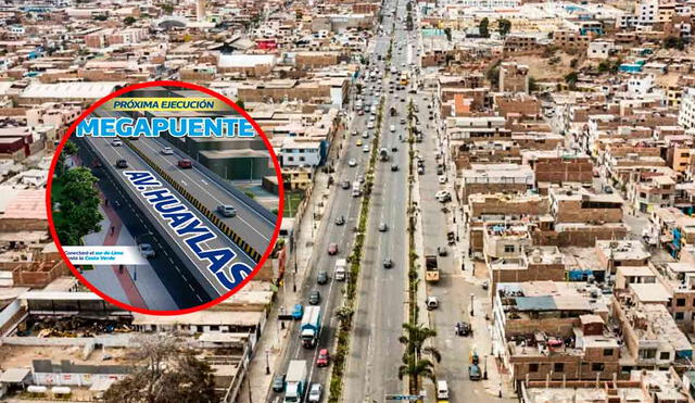 El megapuente modular en Lima sur permitirá a los ciudadanos llegar a sus destinos en tan solo 20 minutos. Foto: composición LR/Municipalidad de Lima/difusión