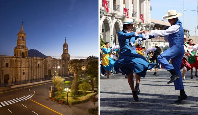 El Corso de la Amistad es uno de los eventos más esperados del aniversario de Arequipa. Foto: composición LR/Andina/Unsa