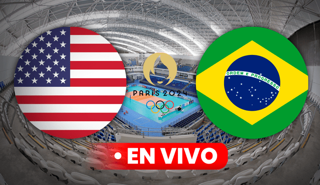 La selección de Estados Unidos disputará los cuartos de final de  vóley femenino ante la combinado de Brasil.Foto: composición LR/Freepik