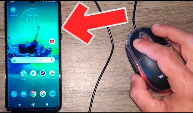 La mayoría de celulares son compatibles con los mouse de computadora. Foto: Tutorial Droid LK