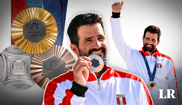 Stefano Peschiera se encuentra en la lista de competidores que lograron obtener una medalla en París 2024. Foto: composición LR (AFP/París 2024).