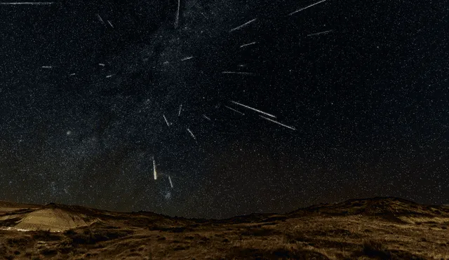 La lluvia de estrellas Perseidas se ve mejor desde el hemisferio norte de la Tierra, pero también pueden verse en países ubicados al sur. Foto: VWPics / Imago images