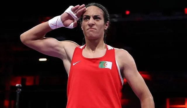 Imane Khelif se quedó con la medalla de oro en el box femenino en los Juegos Olímpicos. Foto: AFP