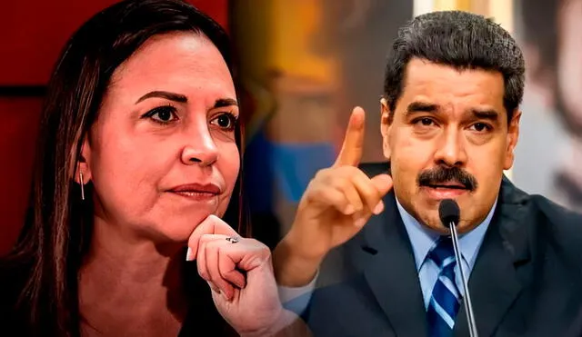 María Corina Machado invitó a Nicolás Maduro a dialogar por el futuro del país. Foto: composición LR/EFE.