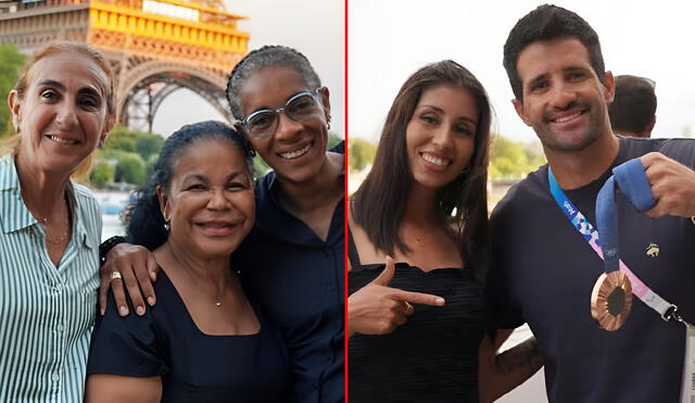 Reunión entre Eva Ayllón y la delegación peruana en París 2024 se dio el viernes 9 de agosto. Foto: composición LR/Instagram