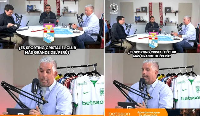 La firme respuesta de Rebagliati sobre la grandeza de Sporting Cristal. Foto: captura de pantalla/Pase Filtrado