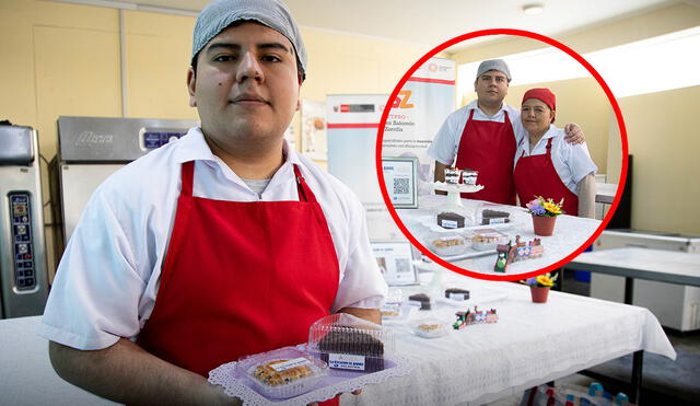 El negocio de Edwin creció de ventas ambulantes a ferias, vendiendo ahora desde casa y en Facebook. Foto: composición LR/Cetpro Alcides Salomón Zorrilla