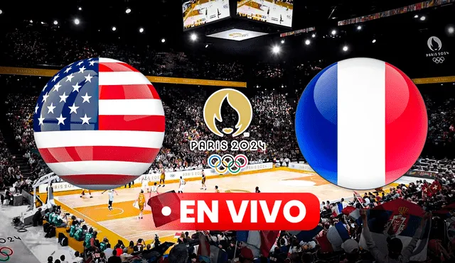 EN VIVO Estados Unidos vs. Francia: dónde y a qué hora ver la final de baloncesto femenino por los Juegos Olímpicos 2024.Foto: composición de Gerson Cardoso| La República | Freepik | Olympics