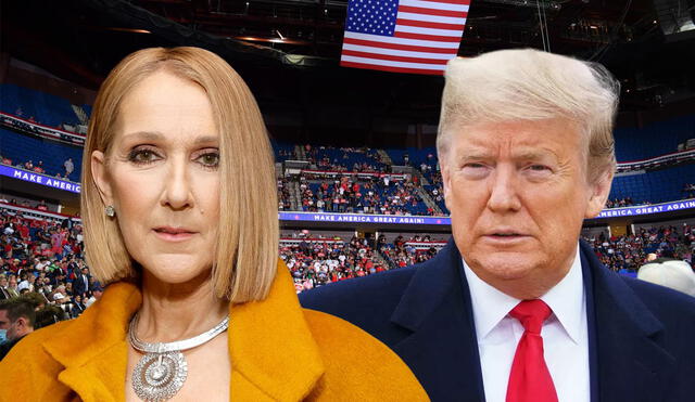 A través de sus redes sociales Celine Dion negó haber autorizado el uso de su famoso tema en la campaña de Donald Trump. Foto: composición LR/AFP/The Hollywood Reporter