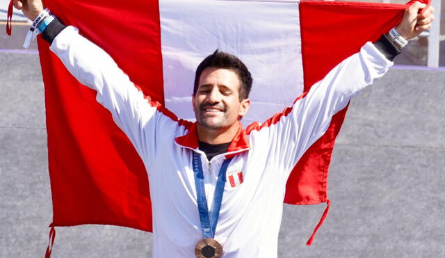 tefano Peschiera recibirá 40 mil dólares como premio por parte del Estado por obtener la medalla de bronce. Foto: Team Perú