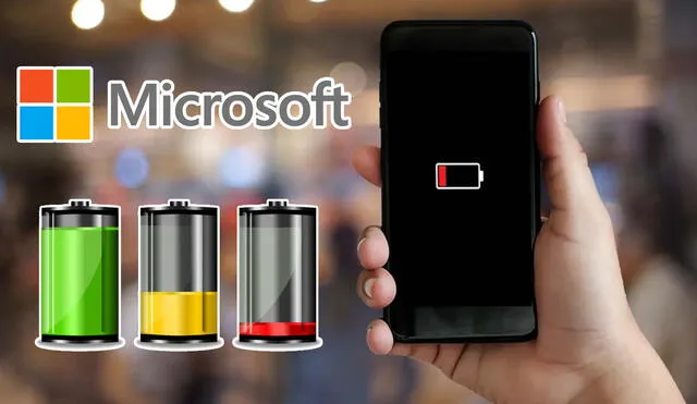 Una reciente actualización de esta app de Microsoft está afectando la batería de los celulares. Foto: Composición LR/Hiraoka/GizLogic/PNGegg