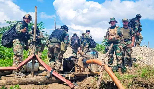 Minería ilegal. Se incautan armamento, explosivos, drogas y materiales por valor de 2.9 millones de soles. Foto: LR