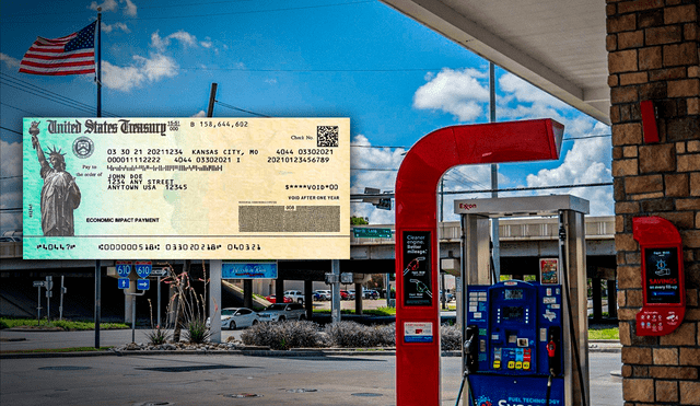 El cheque de estímulo de gasolina es un beneficio económicos para las familias más necesitadas en Estados Unidos. Foto: Composición LR/Jazmin Ceras