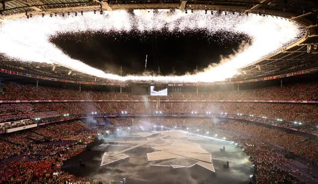 El Stade de France ofreció un espectáculo inolvidable en la ceremonia de clausura. Foto: Difusión