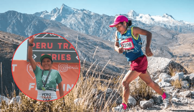 Trinidad Ortiz es una atleta peruana de 53 años. Foto: composición LR/TvPerú/Instagram/Perútrailseries