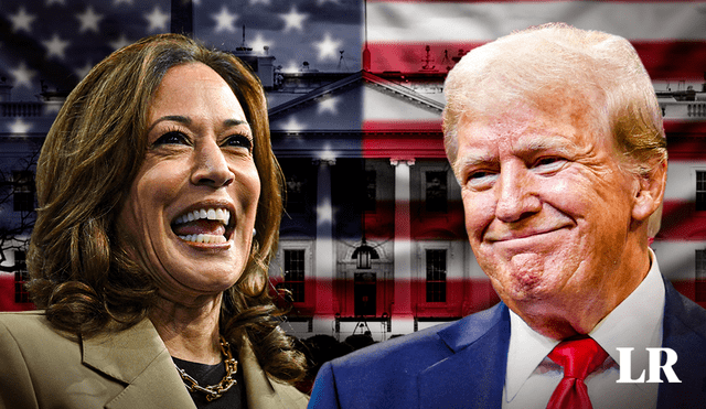 Donald Trump busca la reelección y Kamala Harris anhela ser la primera presidenta de Estados Unidos. Foto: composición de Jazmin Ceras/La República/AFP