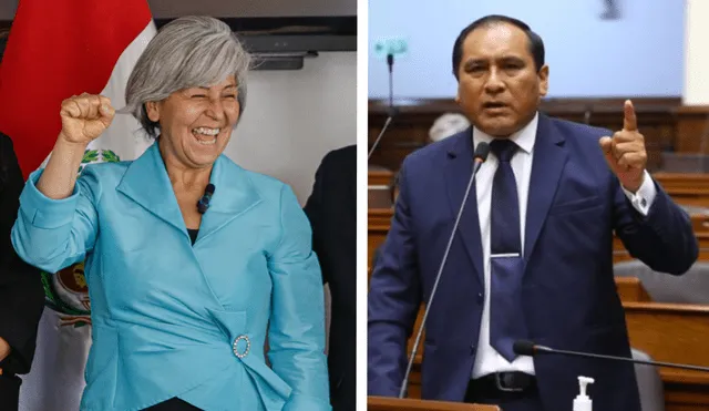 Vocero de Perú Libre minimizó denuncias contra María Agüero. Foto: composición LR