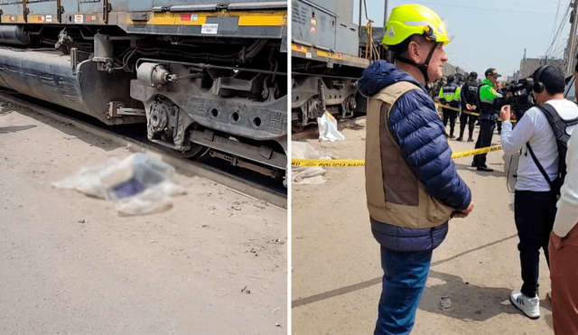 Joven falleció arroyado por tren en Carapongo. Foto: composición LR/difusión.