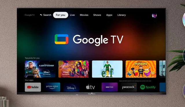 Varias marcas famosas lanzan televisores con Google TV. Foto: Smart-Tech