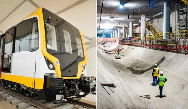 Las vías adicionales al recorrido del primer tren subterráneo del Perú servirán como estacionamiento temporal para trenes con desperfectos mecánicos. Foto: composición LR/Javier Quispe/difusión